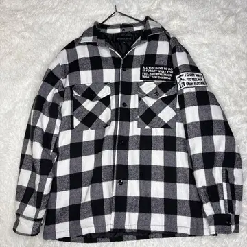 Diagonal Arrow 3L 체크 셔츠 자켓