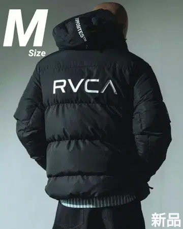 RVCA 남성용 다운 자켓 M 사이즈 퍼퍼 자켓 충전솜