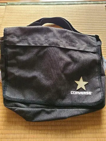 CONVERSE 블랙 숄더백 레트로 컨버스 올스타
