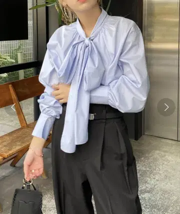 카프리슈 레마쥬 2WAY 리본 셔츠