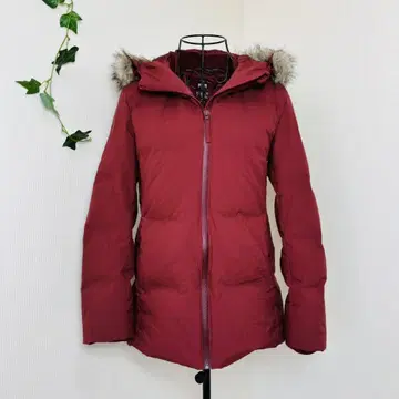 UNIQLO 심리스 다운 자켓 인조 모피 M