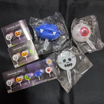 PAPABUBBLE 파파브레 로리팝 키링 캡슐 토이 3개 세트