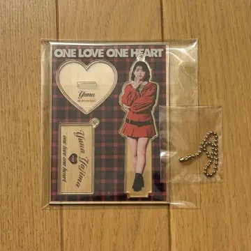 ONE LOVE ONE HEART 아크릴 스탠드 키링 야지마 유나