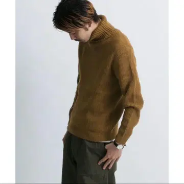 Sonny Label 하찌 짜임 터틀넥 풀오버