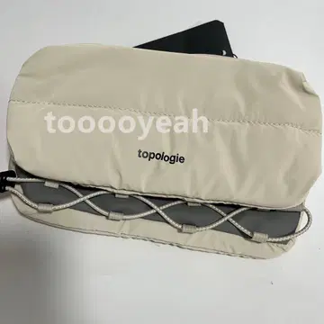 topologie 쿠션 숄더백 크림