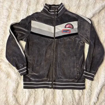 CALIFORNIA CRU 벨로아 집업 저리 그레이 XL