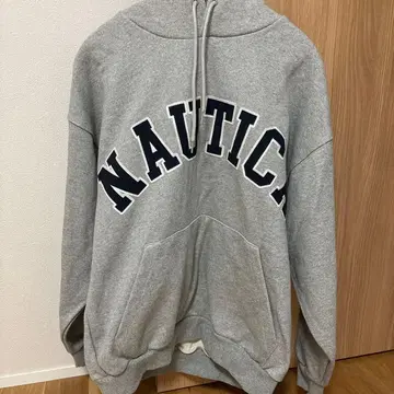 Nautica 그레이 후드 부착 후드티 2022년