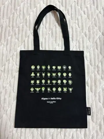 오사카 간사이 만박 일본관 키티 토트백 블랙 에코백 산리오