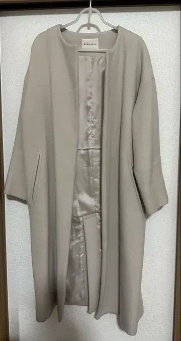 브렌헤임 노카라 코트 롱 코트