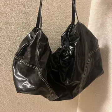 ZARA 인조 가죽 토트백
