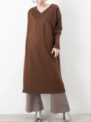 새상품 malla 마라 멜로우 압축 울 원피스 V넥 원피스
