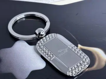 재규어 키링 / 키링 크롬 메탈 JAGUER 미사용품