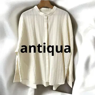 antiqua 안티카 실버 버튼 셔츠 화이트 ONESIZE