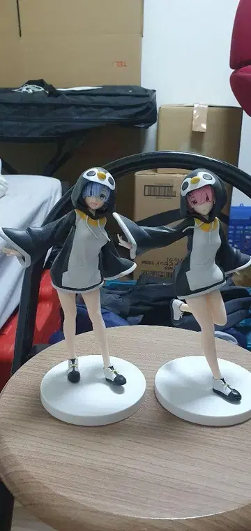 re:zero 렘과 라무의 피규어