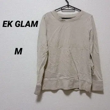 EK GLAM [ M ] 베이지 트레이닝복