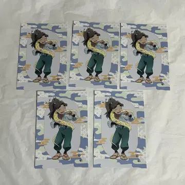닌타마 란타로 토부 동물공원 콜라보 혜택 엽서 타케야 하치자에몬 5장