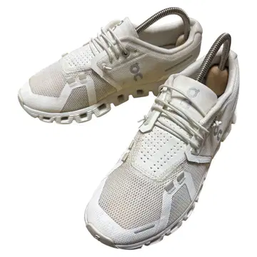 새상품급 On Cloud 5 온 클라우드 5 화이트 여성용 22cm