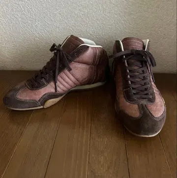 PATRICK 브라운 하이컷 스니커즈