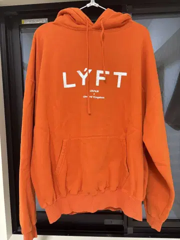 Lyft 오렌지 후드티 M