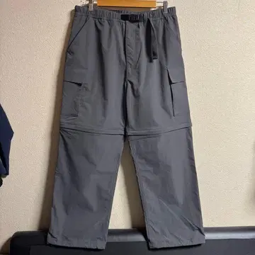 GU 컨버터블 와이드 카고 팬츠 XL 그레이