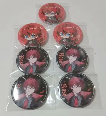 메테오라 로제 캔뱃지 7개 세트