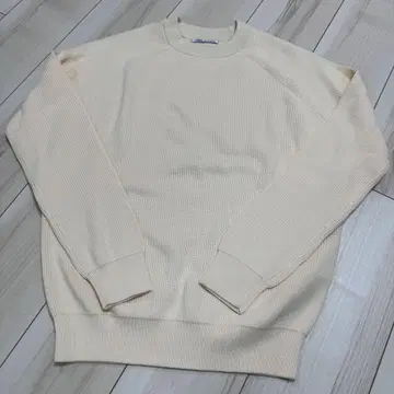 새상품급 ZARA 리브 스웨터 S 사이즈 크림