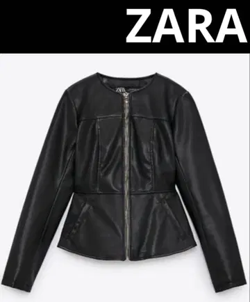 ZARA 라이더 자켓 가죽 자켓