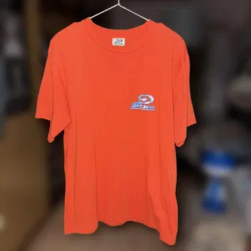 Piko 하와이안 롱보드 T셔츠 오렌지