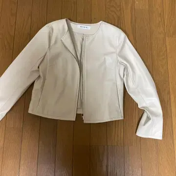 NATURAL BEAUTY BASIC 노카라 자켓 S 베이지
