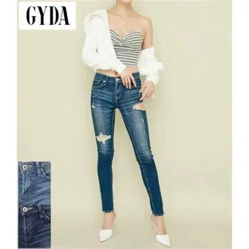 GIDA 스키니 데님 M