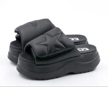 CONVERSE CHEWY PS 블랙 통굽 샌들 23.0