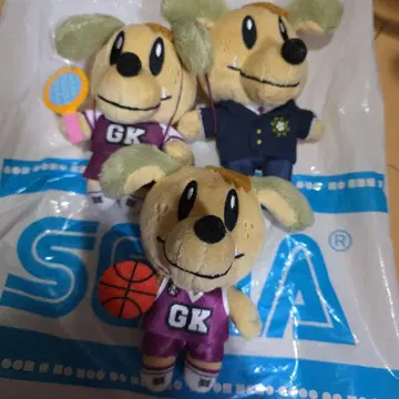 ALAN 스포츠 봉제 인형 3개 세트