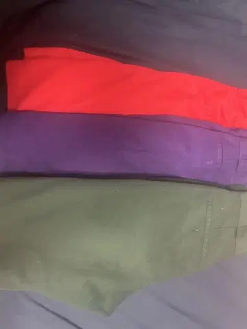 Dickies 하프 팬츠 빨간색, 보라색, 그린 묶음 판매