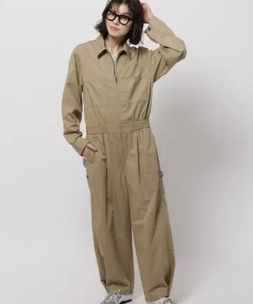 Dickies 베이지 올인원 츠나기