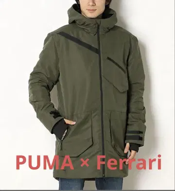 새상품급 Puma 페라리 올리브 그린 자켓