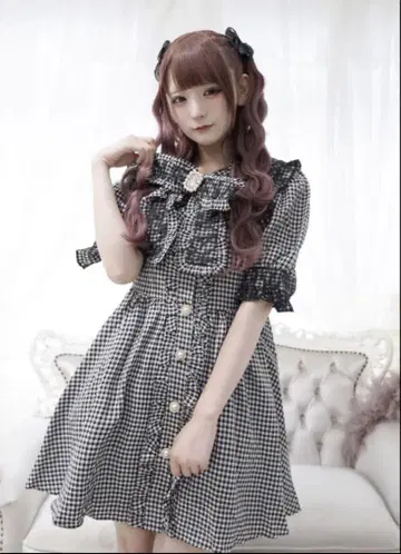 Manon Mimie 로맨틱 도리 스모크 원피스