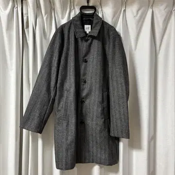 GAP 체스터 코트 남성용 M 사이즈 그레이