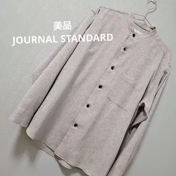 새상품급 JOURNAL STANDARD 밴드 카라 셔츠 남성용 M 사이즈