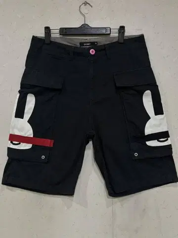 큔 TB08SK74 눈가림 토끼 카고 하프 숏 치노 워크 팬츠