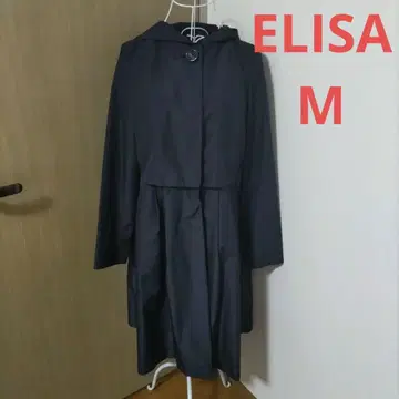 ELISA 네이비 얇은 소재 코트 2 M 엘리자 나일론 스프링 코트