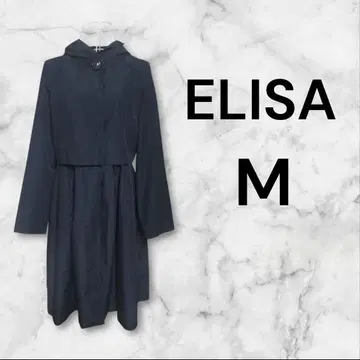 ELISA 네이비 얇은 소재 코트 2 M 엘리자 나일론 스프링 코트