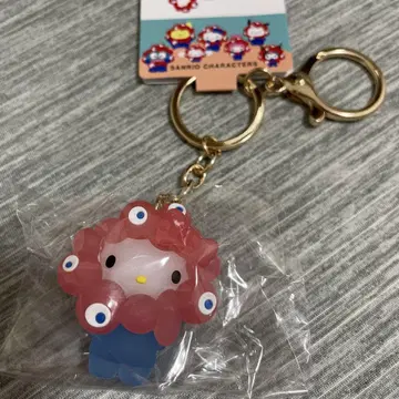 산리오 미야쿠미야쿠 클리어 키링 키티