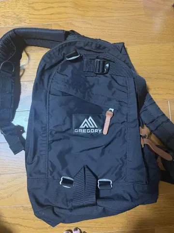 GREGORY 블랙 백팩