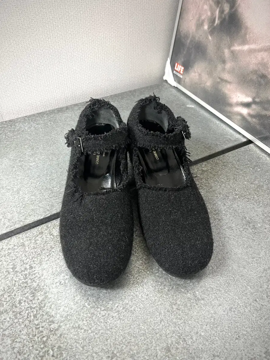 COMME des GARCONS tricot-TWEED MARY JANE S