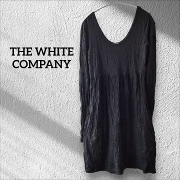 1점 한정 THE WHITE COMPANY 다크 그레이 긴팔 원피스