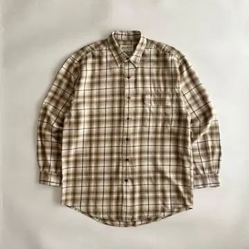[레어] 90s 구 택 에디 바우어 옴브레 체크 플란넬 셔츠 M