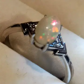 S925 프리 사이즈 오팔 반지