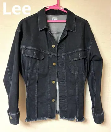 Lee 데님 자켓 프린지 밑단