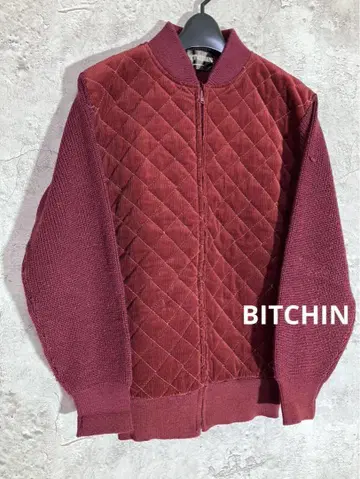 BITCHIN 울 혼방 퀼팅 자켓 점퍼 일본제