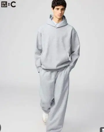 UNIQLO C 스웨트 팬츠 그레이 S 사이즈